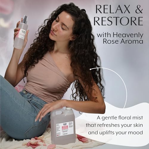 Rose Water Facial Toner 32oz Bulk - Alcohol-Free, Vegan & Natural Moisturizer for Face & Hair - Variation of THIS listing