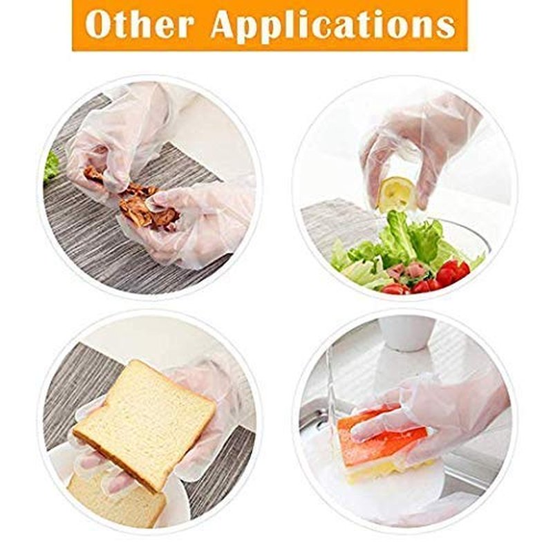 200 pcs Thick Disposable Plastic Hand Glove Mitt Covers for Paraffin Wax Therapy Treatment - Great for Wax Machines