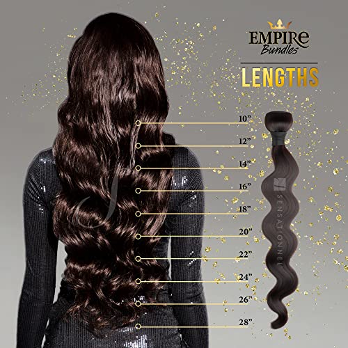 Sensationnel Empire 4x4 Lace Closure 10 Inch Straight Natural/Black