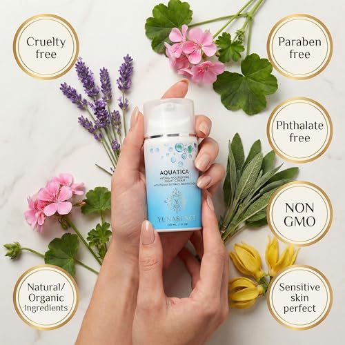 Hydrating Night Cream with Caviar Extract and CoQ10 - All Natural, 2oz