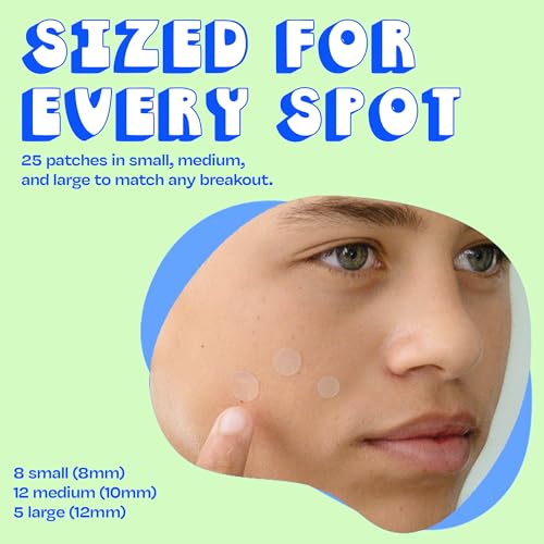 Salicylic Acid Pimple Patches 75ct Pack of 3 - Hydrocolloid Acne Dots for Face