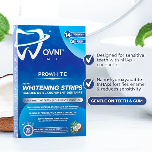 Sensitive Strips Kit with Coconut Oil & Mint - 28 Strips