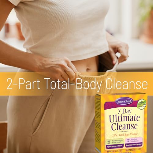 7-Day Total Body Cleanse Duo - 72 Count (Pack of 2) for Digestive Support & Detox