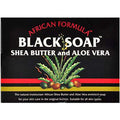 Madina African Black Soap Shea Butter and Aloe Vera, 3.5 oz (Pack of 10)