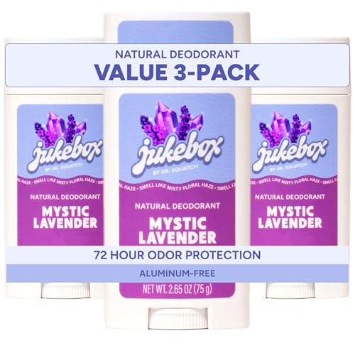 Natural Women’s Deodorant 2.0 Mystic Lavender 3-Pack - Aluminum-Free, 72H Odor Control