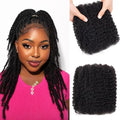 14 Inch Afro Kinky Curly Human Hair for Dreadlocks & Twists - 1B, 50g Pack