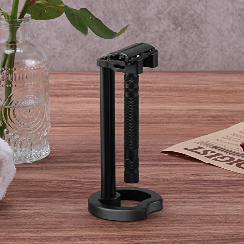 SANWA Stainless Steel Razor Holder Stand - Black Variation for Shaving Razors