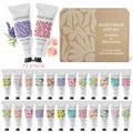 72 Pack Natural Hand Creams Bulk Gifts for Women Travel Size Moisturizing Lotion - Shea & Plant Extracts