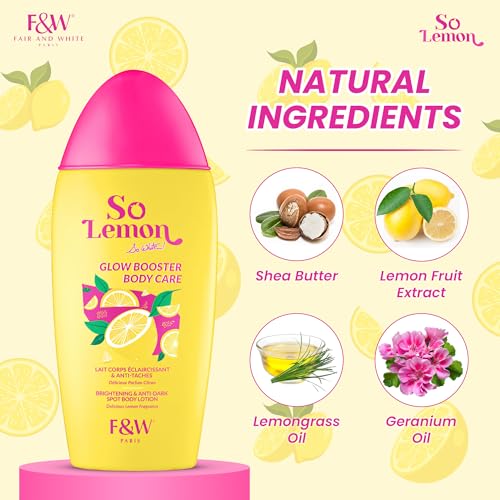 Lemon Glow Body Lotion 500ml - Brightening & Hydrating Moisturizer