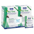 Dr. Fischer Tea Tree Eye Wipes with Hyaluronic Acid & Chamomile, 60 Wipes (Tea Tree / 30 Count Pack of 2)