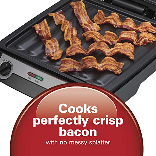 Hamilton Beach 4-in-1 Electric Indoor Grill & Griddle Combo 4-in-1