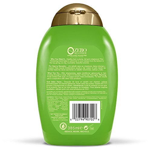 Volumizing Bamboo Fiber and Protein Hair Conditioner - 13oz