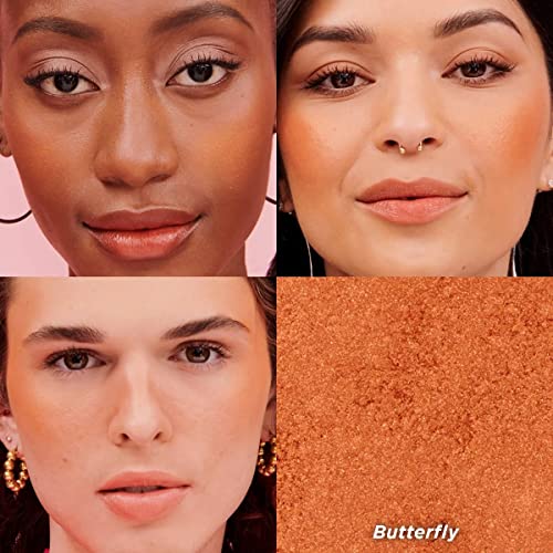Powder Blush Butterfly - Silky Soft Face Makeup for Natural Glow
