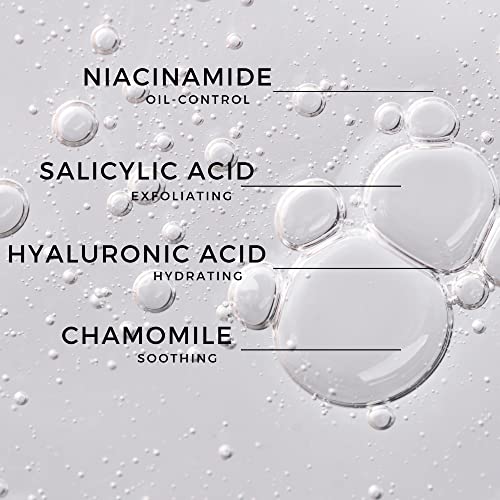 Niacinamide Serum for Face - Minimizes Pores, Balances Sebum & Strengthens Moisture Barrier with Hyaluronic Acid - 1 oz