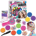 Kids Hair Braiding Kit with Colorful Chalk and Beads - Fun & Washable Hair Styling Set for Girls 8-12