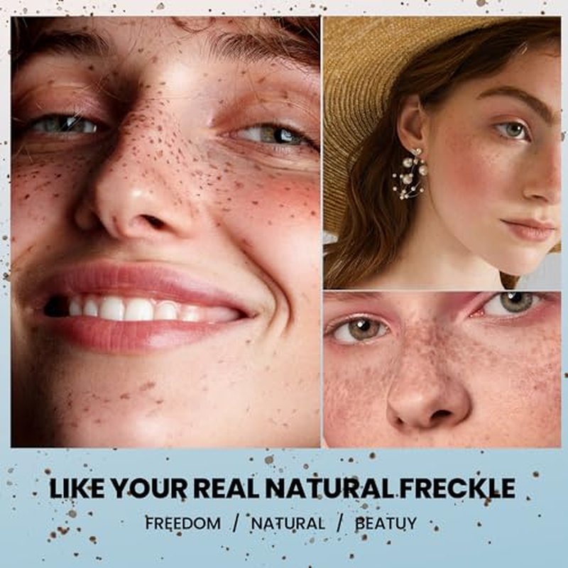 2-in-1 Dual Ended Microblading Freckle Pen & Freckle Stamp,Waterproof Freckle Stamp & Precise 15¡ÆTip for Natural Lifelike Freckle Makeup,Perfect Make up,Last 24Hrs.