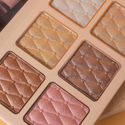 43-Color Makeup Palette with Eyeshadow, Highlighter, Blush & Contour - Book-Style Portable Set