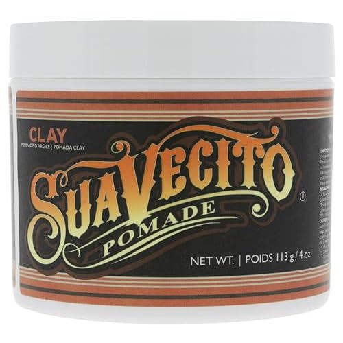 Suavecito Pomade Firme Clay - Strong Hold Hair Clay For Men - Low Shine Matte For Natural Texture Hairstyles