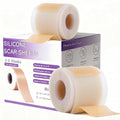 Silicone Scar Sheets 2 Rolls, Silicone Scar Tape (1.6¡± x 120¡± Roll-3M) Pro-Grade Silicone Scar Removal Strips, Reusable, Scar Tape for Wrinkles, Tummy Tuck, C-Section, Keloid, Burn, Acne Scars