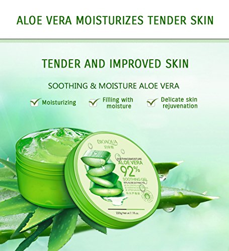 Aloe Vera Night Cream Gel Set - 3 Pack 7.43 Fl Oz | Hydrating & Soothing Moisturizer