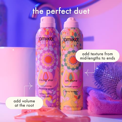 Amika Rising Star Volumizing Hair Spray - Root Lift & Fullness, 5.3 oz