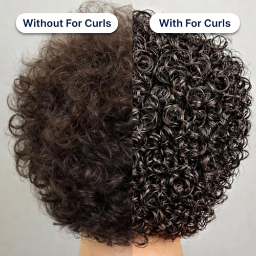 Curl Cream for Wavy & Curly Hair - Anti-Frizz, Lightweight, Sulfate & Paraben Free, 8.4 oz