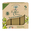 Natural Olive Oil Marseille Soap Bars - Gentle, Paraben-Free, Cruelty-Free, Made in France