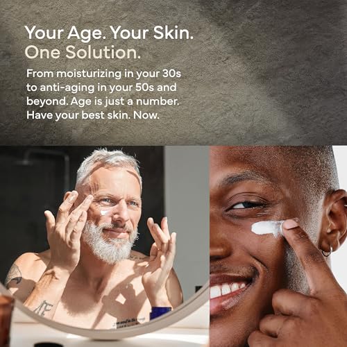 Men's All-in-One Face Moisturizer & Aftershave - Hydrating, Anti-Aging, Sensitive Skin
