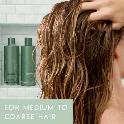 ALURAM Coconut Water-Based Curly Hair Shampoo & Conditioner Set 33.8 Fl Oz x2