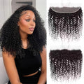 16 Inch Kinky Curly Lace Frontal Closure 13x4 HD Transparent Human Hair