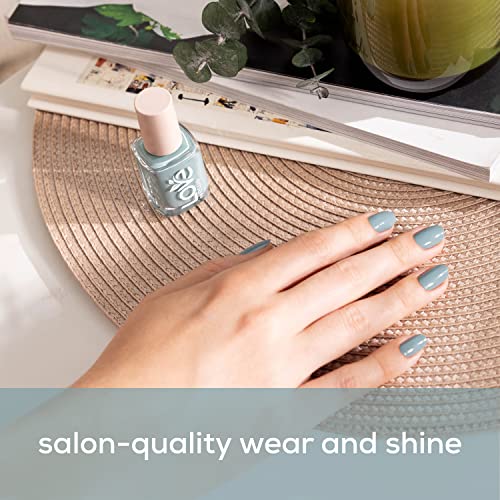 LOVE by essie Nail Polish, 80% Plant-based, Salon-Quality, Vegan, Blue, Walking The Walk, 0.46 Fl Oz