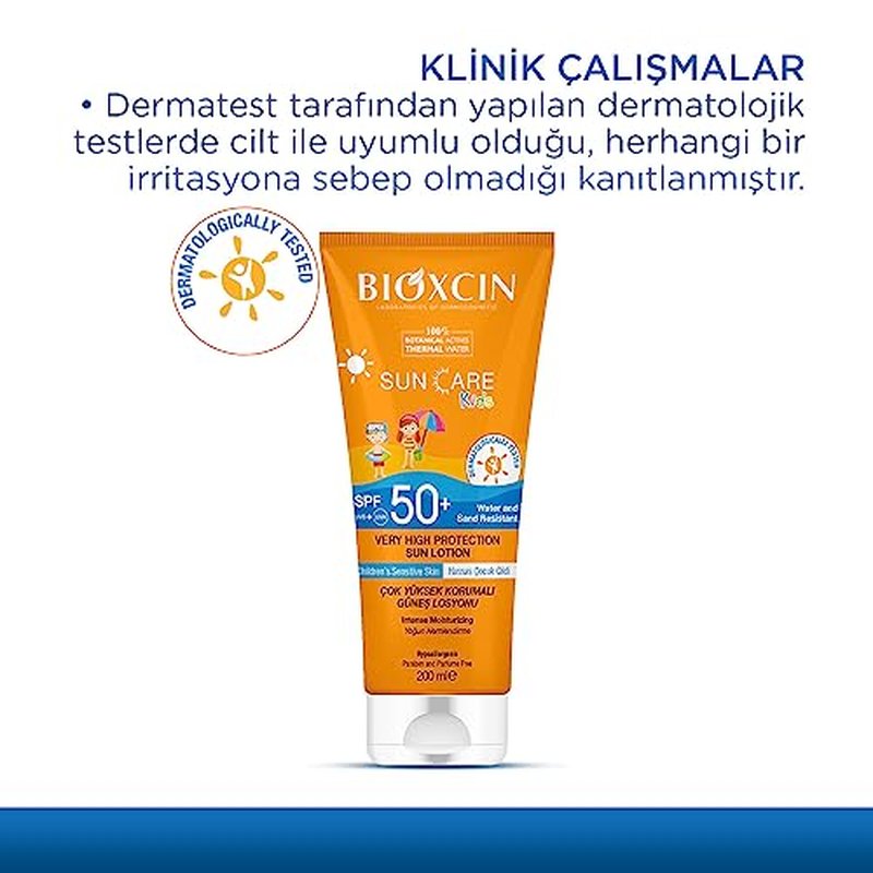 BIOXCIN Sun Care Very High Protection Children's Sunscreen 100% Botanical Active, 50 SPF, 200 ml