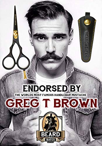 Premium Grooming Shears for Beards & Mustaches - Handcrafted Japanese Steel