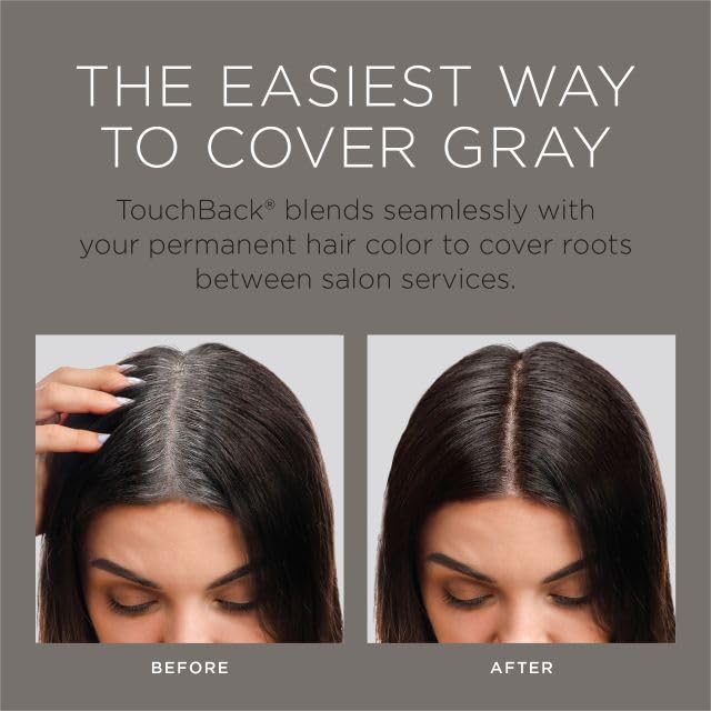 TouchBack Pro Gray Root Touch Up Marker - Dark Brown Hair Color, 60 Applications