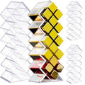 4 Pack Acrylic Lipstick Holder Organizer 64 Slots Clear Lip Gloss Holder Organizers Stackable Fish Shape Lipsticks Tower Lipstick Case Display Stand Storage Box for Makeup Cosmetic Vanity drawer