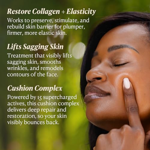 Collagen Cushion Pressed Serum - Anti-Aging Face Cream with Retinol & Peptides