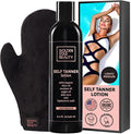 Self Tanner with Tanning Mitt - Organic Sunless Lotion for Light/Medium Tan 8oz