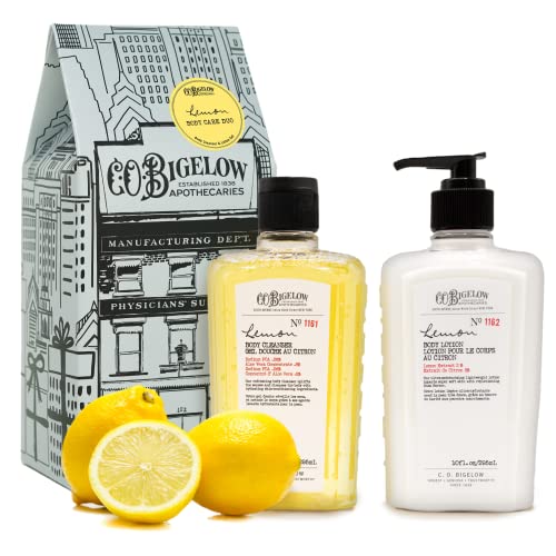 C.O. Bigelow Lemon Body Wash & Lotion Duo Gift Set - Hydrating Natural Fragrance