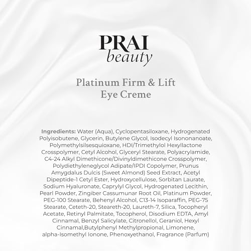 Platinum Firming Eye Cream for Anti-Aging & Dark Circles - 0.5 Oz
