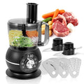 12-Cup Electric Food Processor with 11 Speeds & Digital Timer
