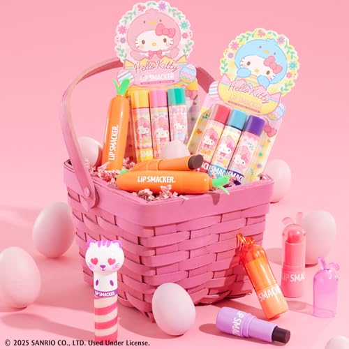Lip Smacker Bunny Lip Balm, Moisturizing & Hydrating Lip Care, Fun & Collectible Easter Gift for Kids & Lip Balm Lovers - Grape (Pack of 2)