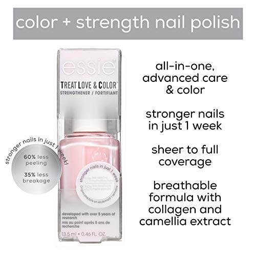 essie Treat Love & Color Nail Polish For Normal To Dry/Brittle Nails, Laced Up Lilac, 0.46 fl. oz.
