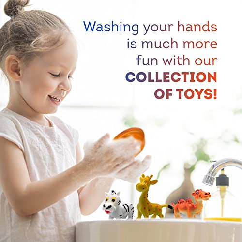 Kids Bath Soap Bars with Surprise Animal Toys - Natural Moisturizing Set