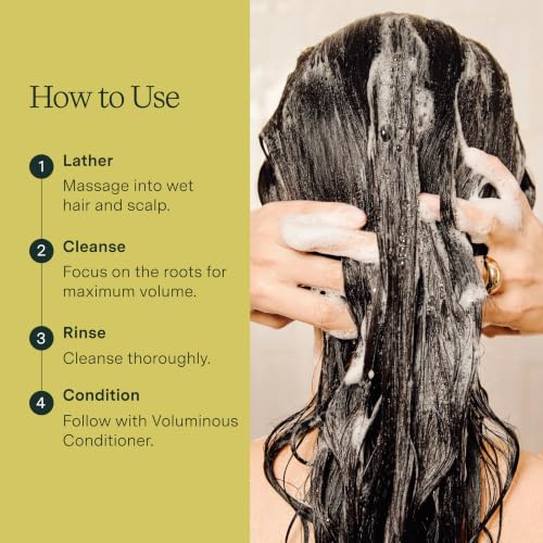 Rahua Voluminous Shampoo 9.3 Fl Oz - Natural Hair Care for Fine to Medium Hair