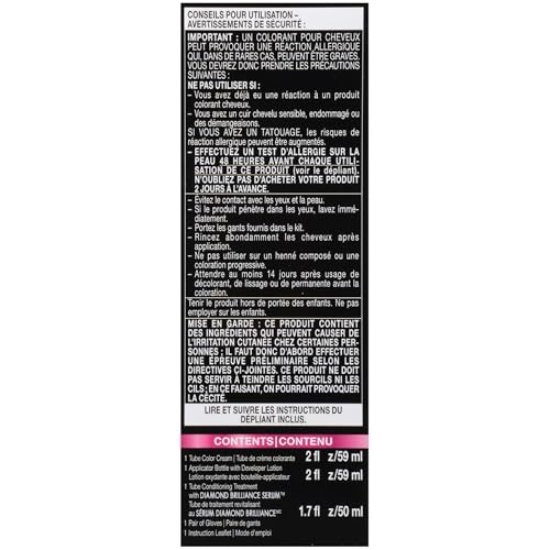 Schwarzkopf Color Ultime Hair Color, 1.4 Sapphire Black, 1 Application - Permanent Black Hair Dye for Vivid Color Intensity and Fade-Resistant Shine up to 10 Weeks