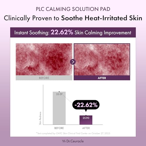 Dr.Ceuracle PLC Calming Solution Pad - Instant Soothing Toner Pads (130-count)