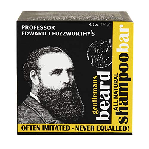 Natural Beard Shampoo & Face Body Wash with Wooden Soap Dish - Men's Grooming Kit