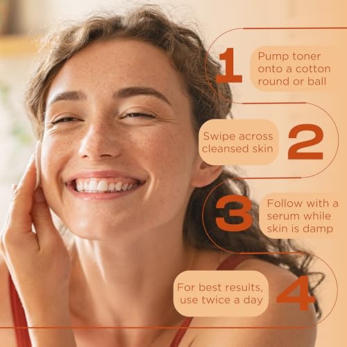 InstaNatural Vitamin C Face Toner - Brightening Anti-Aging Skin Care, 4 Fl Oz (Pack of 2)
