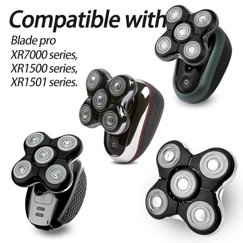 2 Pack Blade Pro Replacement Heads for Remington XR7000 Shaver - Compatible with Balder Pro