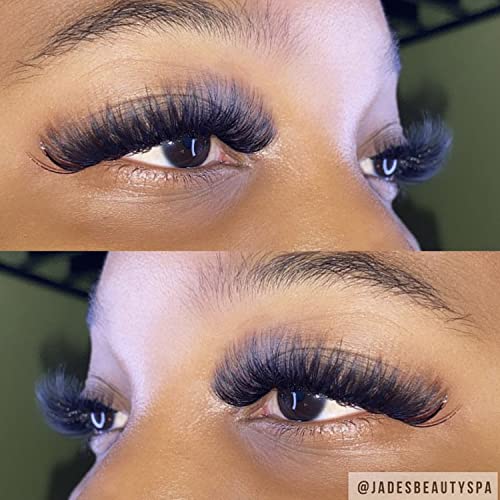 Eyelash Extension Supplies Easy Fan C Curl 0.03 Rapid Volume Lash Extensions 3D 4D 5D 6D 7D 10D Automatic Blooming Flower Lashes Self Fanning Russian Individual£¨C-0.03,8mm£©